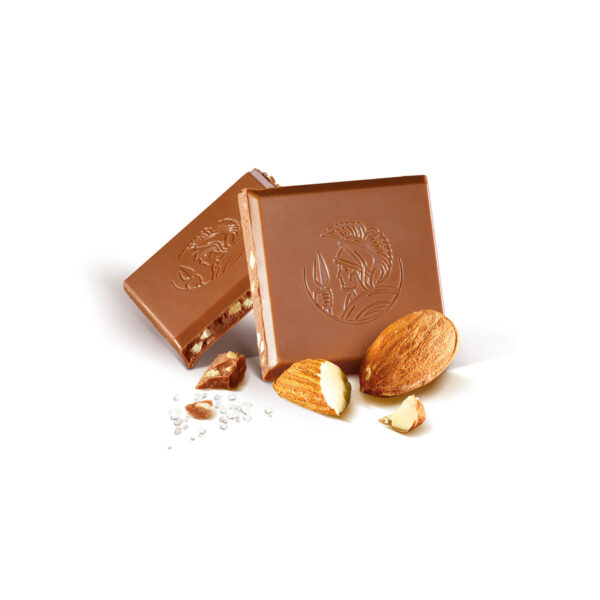 Leonidas Milk Chocolate Salted Almonds Tablet - Image 2